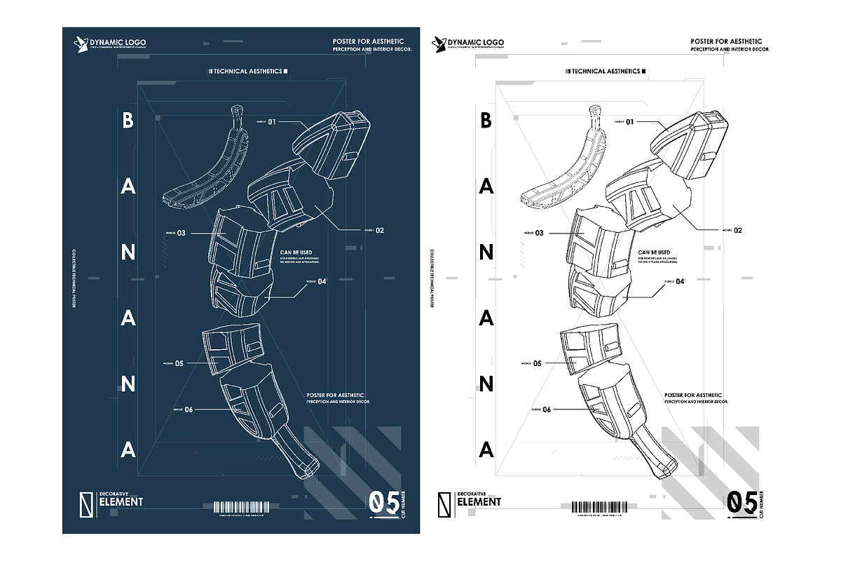 Futuristic Tech Posters, a Food Illustration by Andrew_Derr (Photo 4 of 15)