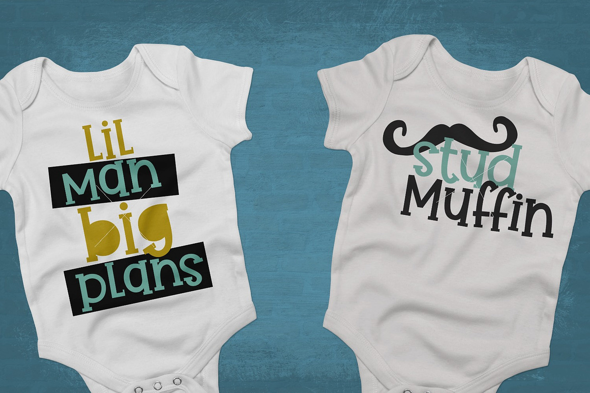 Studmuffin Font + Apparel Graphics preview 4