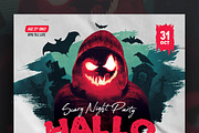 Halloween Party Flyer, a Flyer Template by Verazo (Thumbnail 2 of 2)