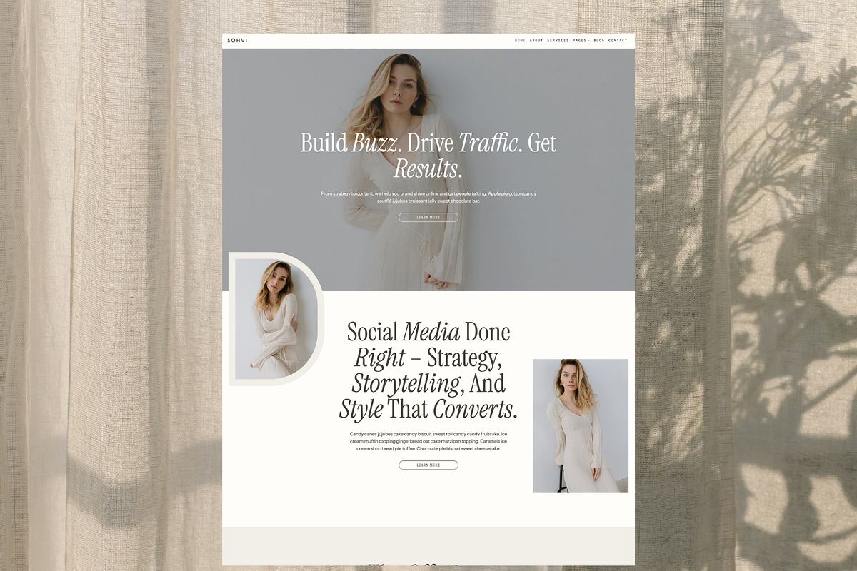 Minimal Portfolio Website Template