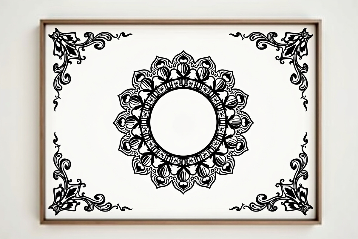 Ornamental Floral Lotus Vector, an Object Graphic by hafijul (Photo 13 of 15)