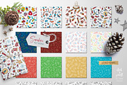 CHRISTMAS font ❆ clipart ❆ patterns, a Symbol Font by MaljukArt (Thumbnail 8 of 11)