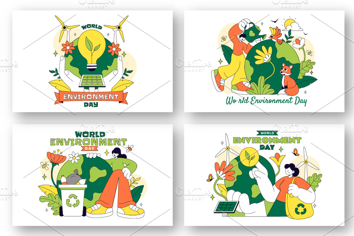 10 World Environment Day, an Object Illustration by denayunebgt (Photo 2 of 4)