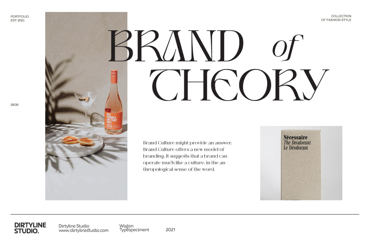 Wagon Display Serif+Italic, a Serif Font by Dirtyline Studio (Photo 11 of 20)