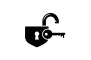 Heart Lock and Key Silhouette Icons, an Illustration by Designer_Momina (Thumbnail 7 of 51)