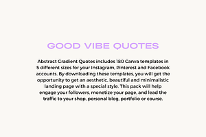 Good Vibe Quotes