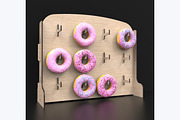 Donut Display Stand Laser Cut Files, an Object Graphic by ThemeXDigital (Thumbnail 6 of 7)