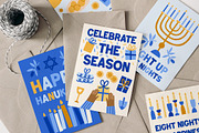 Hanukkah Cards, Patterns, Clipart, an Object Graphic by ArtFM (Thumbnail 5 of 11)
