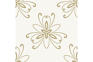 Floral Seamless Vector Pattern, a Decorative Illustration by FineArtStudio