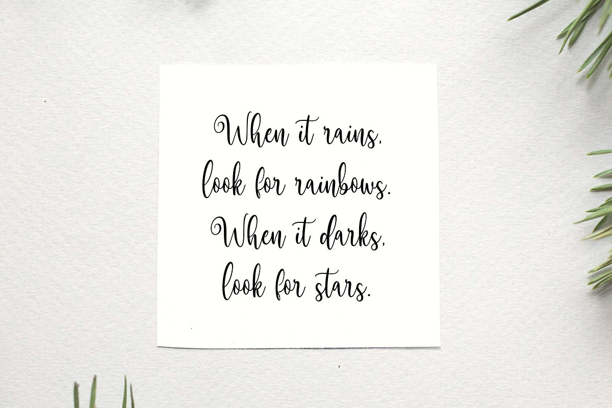 Amalisa Calligraphy Font, a Script Font by etigletters (Photo 9 of 10)
