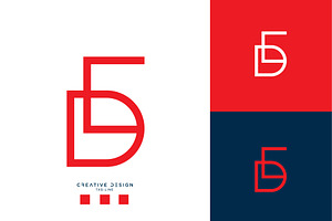 DE or ED Logo Monogram, a Branding & Logo Template by design_proleague