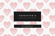 Valentine's Seamless Patterns Vol.2, a Pattern Graphic by Curly_Pat (Thumbnail 1 of 7)
