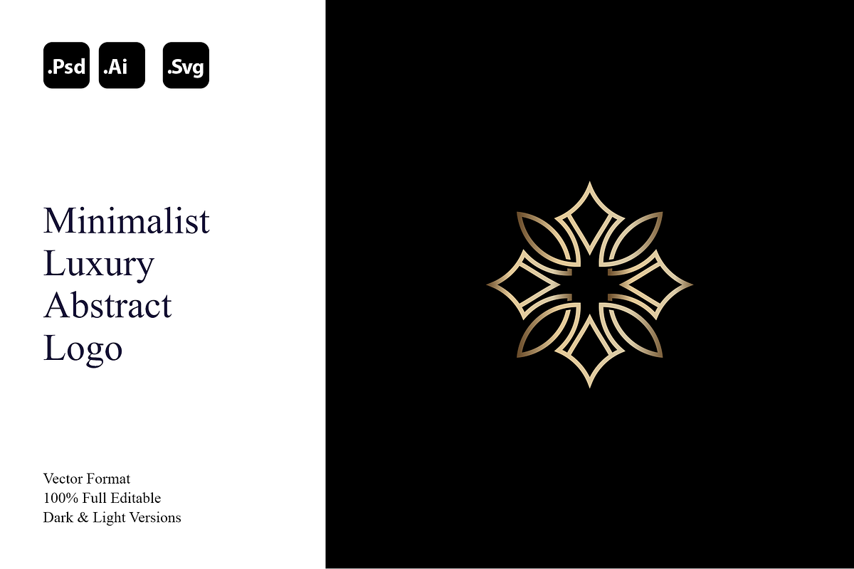 Minimalist Luxury Abstract Logo, a Branding & Logo Template by Luxury Logos (Photo 1 of 4)