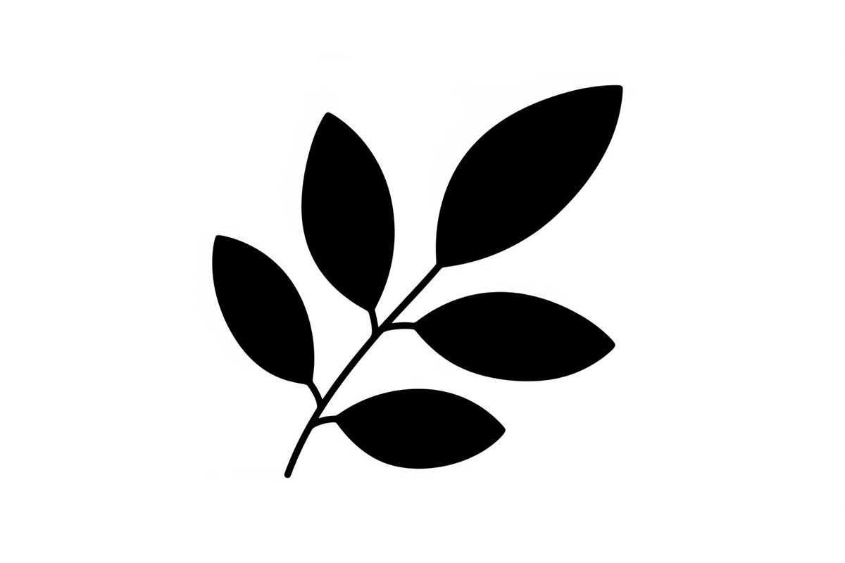 Botanical Leaf Silhouette Bundle, an Illustration by Creativeshirt (Photo 9 of 51)