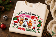 We Wish You Nothing Butts Christmas, a Seasonal Illustration by Craft Nest (Thumbnail 6 of 6)
