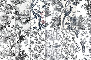 Toile De Jouy Print Design Patterns, a Pattern Graphic by Olya Creative (Thumbnail 2 of 25)
