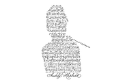 Audrey Hepburn Quote Art Silhouette, a Person Illustration by An Inkling Of Curry (Thumbnail 1 of 4)