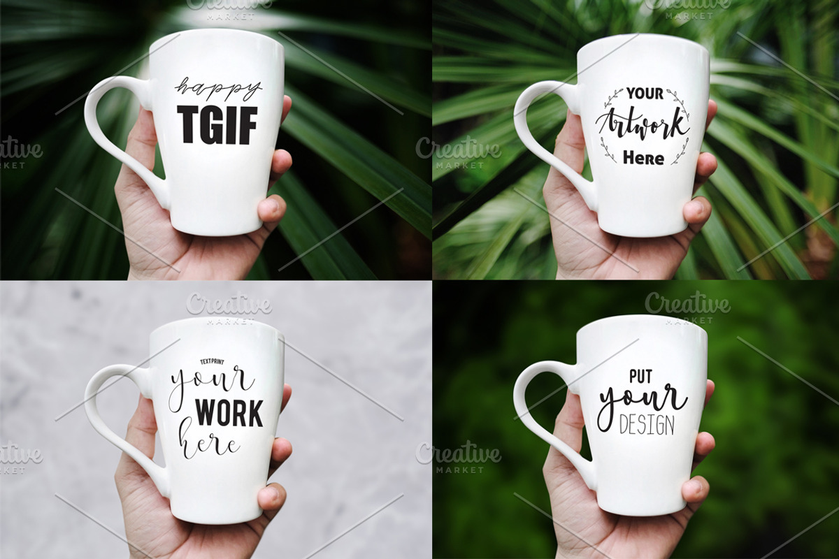 12 Hand Draw Sample for Mockup, a Cups & Container Mockup by MooBeer