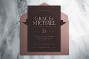 Red Beige Modern Elegant Invitation, a Flyer Template by The Good Store (Thumbnail 2 of 4)