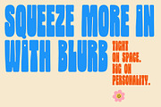 Blurb Chunky Condensed Display Font, a Sans Serif Font by BTYPE (Thumbnail 2 of 12)
