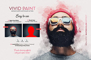 Vivid Paint Watercolor Ps Action, an Action Add-On by ridvanpars (Thumbnail 2 of 10)
