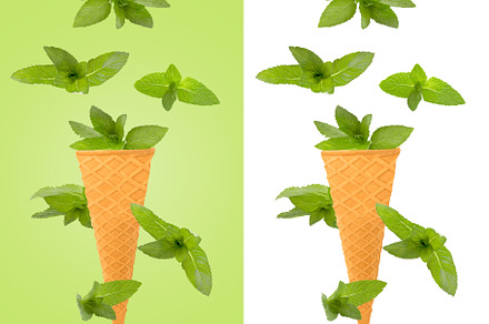 Ice cream cones with ingredients fal featuring freezer, vegetarian, and ripe, a Food & Drink Photo by Rodica Ciorba