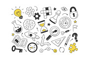 Riddles and Quizzes, an Education Illustration by Elena Pimukova (Thumbnail 2 of 7)