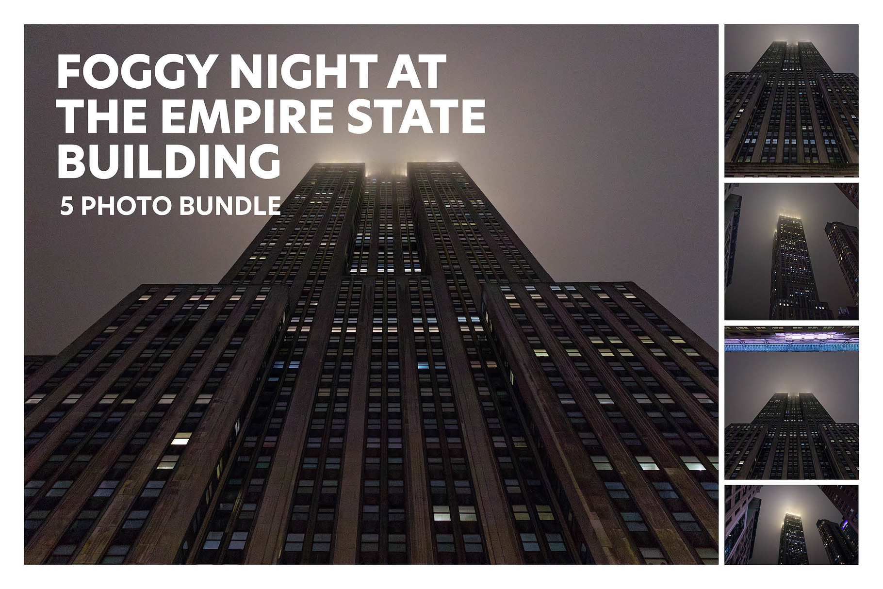 Foggy Night at Empire State Building, an Architecture Photo by Full Circle Design Studio