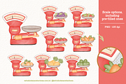 Fruits and Vegetables - Cliparts Set, an Illustration by Estudio Daiane Barbosa (Thumbnail 5 of 10)