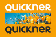 Quickner - Display Sans Serif, a Sans Serif Font by Typeformers (Thumbnail 1 of 5)