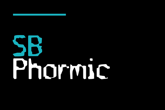 SB Phormic - Grunge Font preview 7