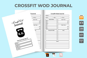 CrossFit WOD Journal KDP Interior