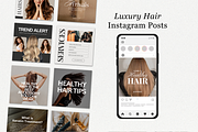 120 Hairstylist Instagram Templates, a Social Media Template by TheBohoFactory (Thumbnail 3 of 10)