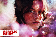 Canvas Acrylic Paint Photo Effect, a Layer Style Add-On by studiogstock (Thumbnail 1 of 2)