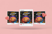 Pizza Shop Flyer Design, a Flyer Template by YUDesignStore (Thumbnail 2 of 6)