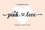 Pink Love, a Script Font by Nurul_kamal (Thumbnail 1 of 8)