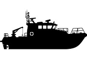 Boat Ship Silhouette Vector Mega, an Object Illustration by Designer_Momina (Thumbnail 7 of 21)