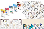 ALL 3D iPHONE MOCK-UP BUNDLE VOL-9, an iPhone Mockup by Graphicsworld125 (Thumbnail 5 of 19)