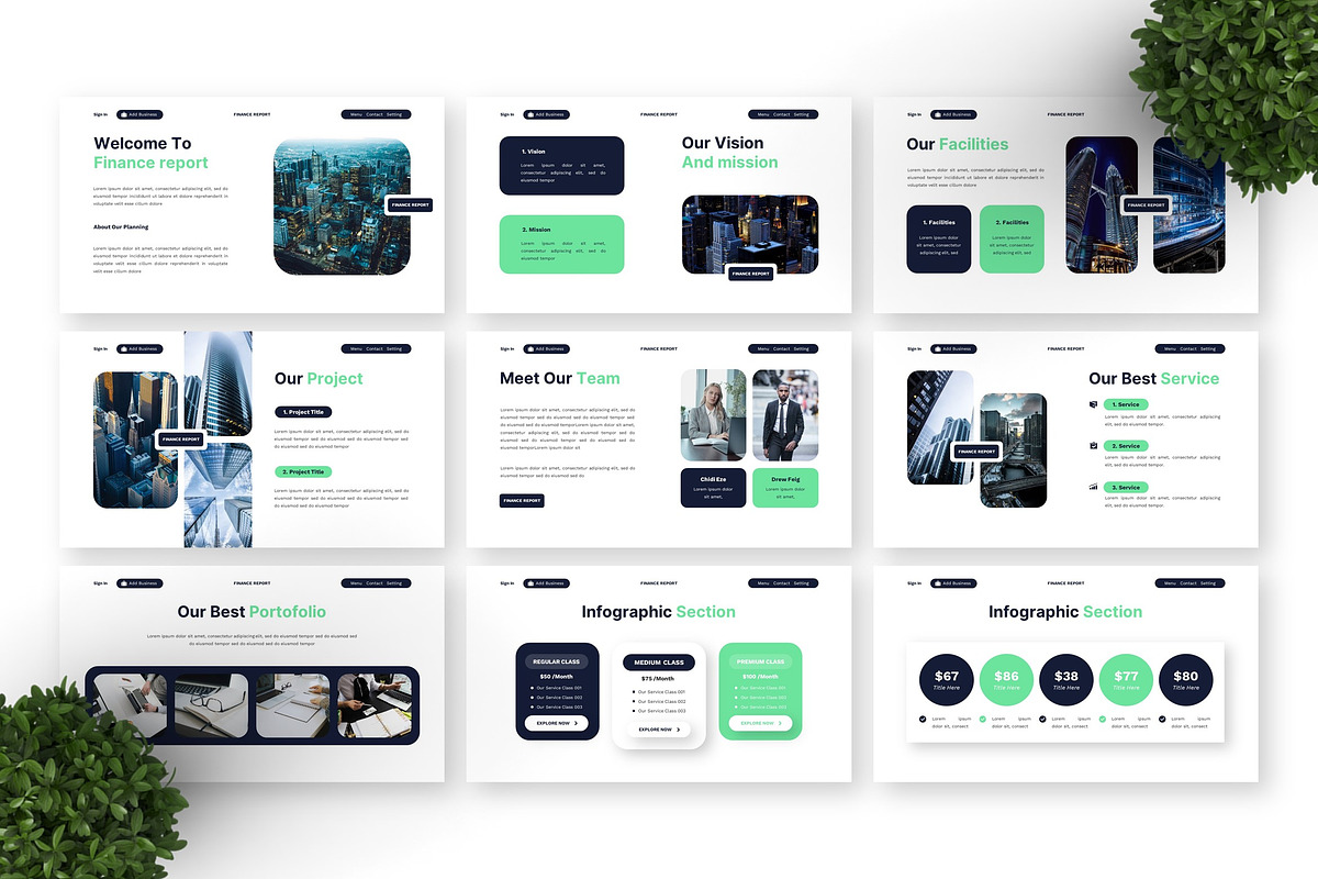 Finance Report - Business GSL, a Presentation Template by Deepslide Studio (Photo 6 of 6)
