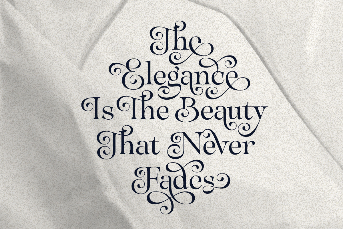 Sparky Dream - Curly Stylish Serif, a Serif Font by Letterhend Studio (Photo 11 of 11)