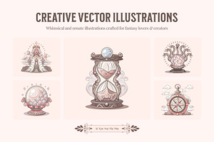 Creative Vector Illustrations, a Decorative Illustration by Prosymbols