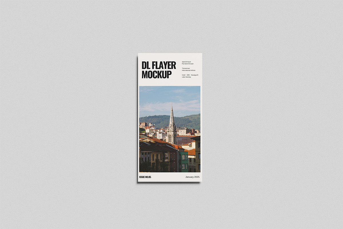 DL Flyer Mockup, an Advertising Mockup by Pikachudesign (Photo 2 of 5)