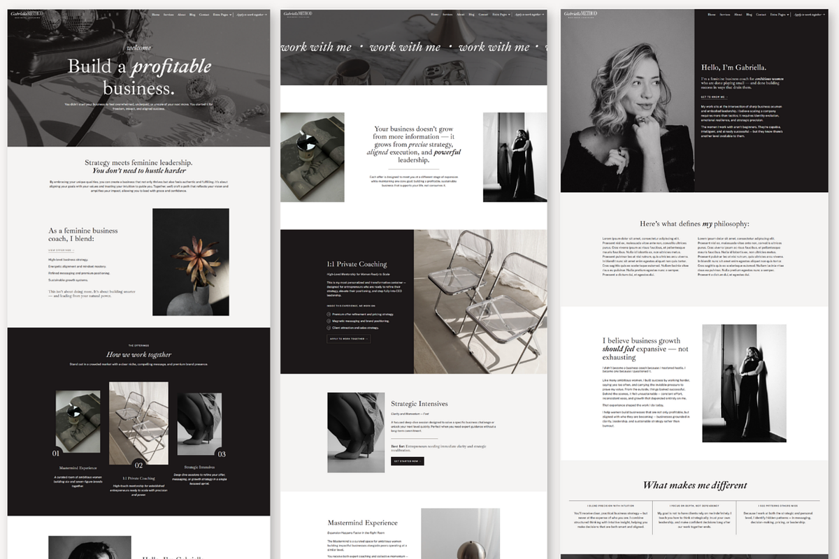 Gabriella | WordPress, Elementor pro, a WordPress Template by DesignWithCris (Photo 4 of 5)