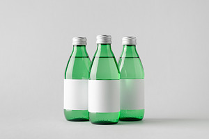Water bottle mockup JPEG, a Food & Drink Photo by Shablon