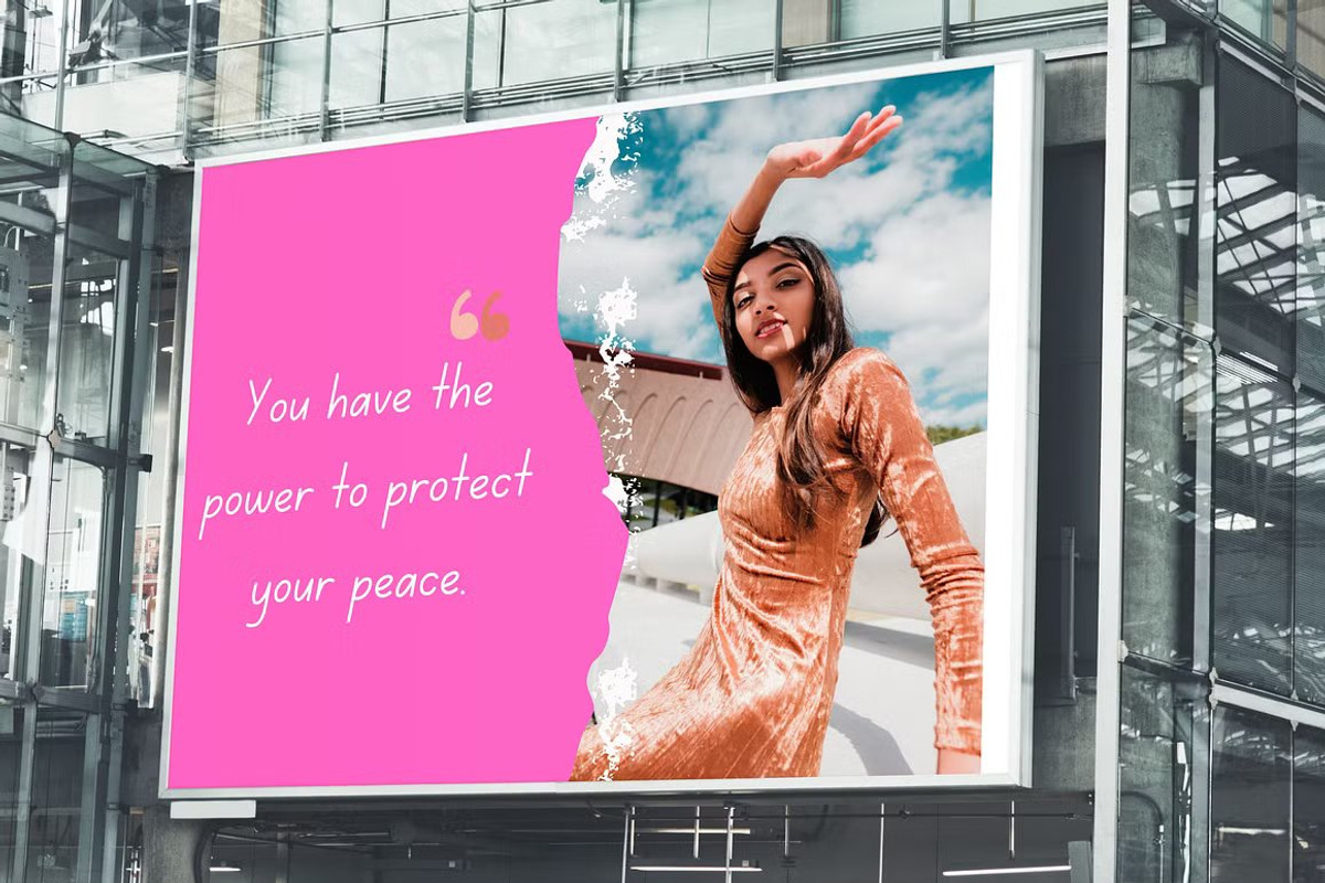 Billboard Mockup Template, an Advertising Mockup by PaperMoon (Photo 3 of 4)