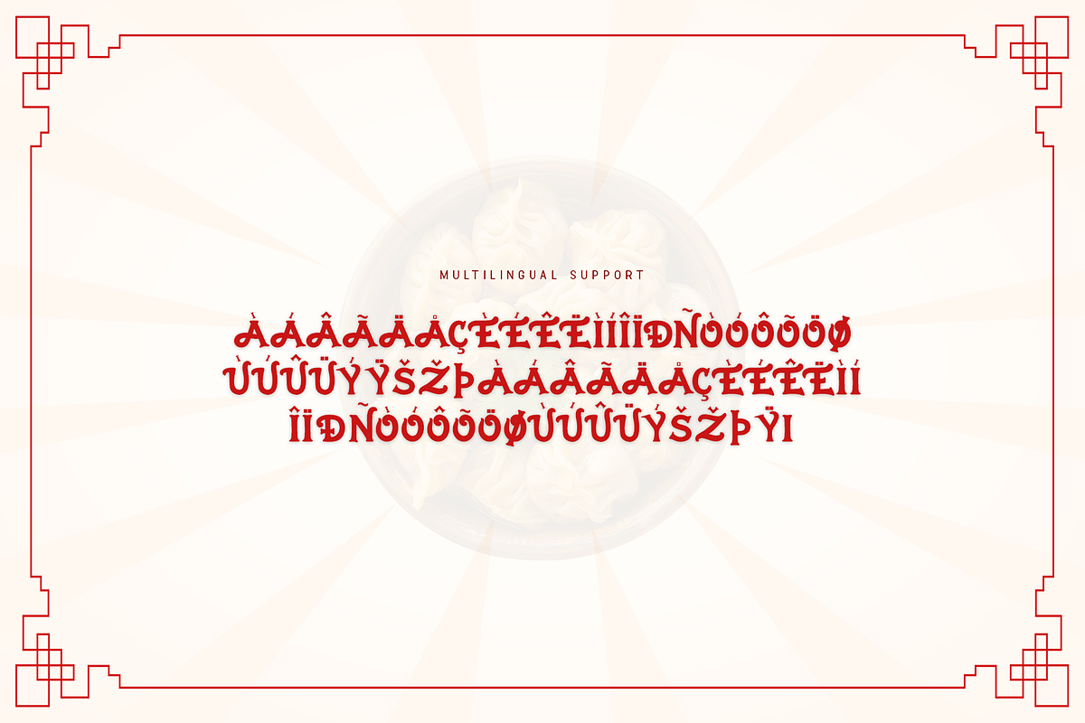 Wonton - Modern Chinese NewYear Font, a Serif Font by overlaytemplates (Photo 5 of 5)