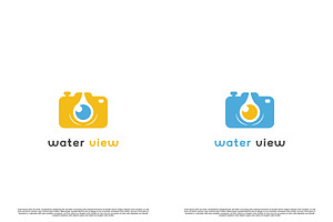 Water Camera Logo Design Icon, a Branding & Logo Template by Morvana Crew