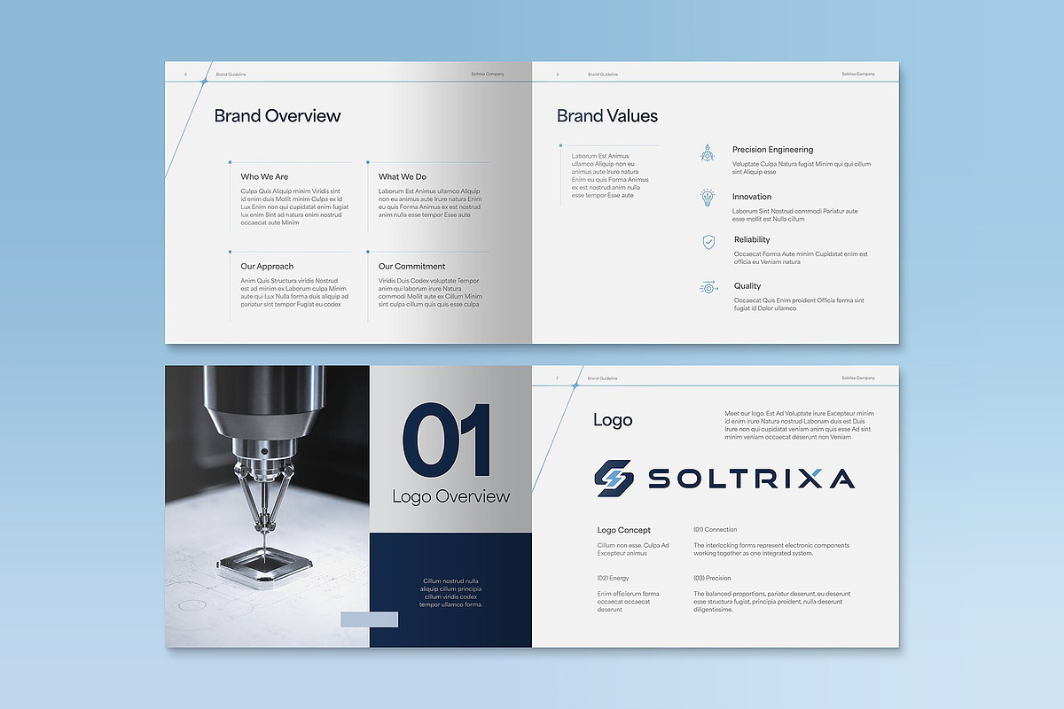 Corporate Brand Guidelines Template, a Brochure Template by BrandPacks (Photo 3 of 7)