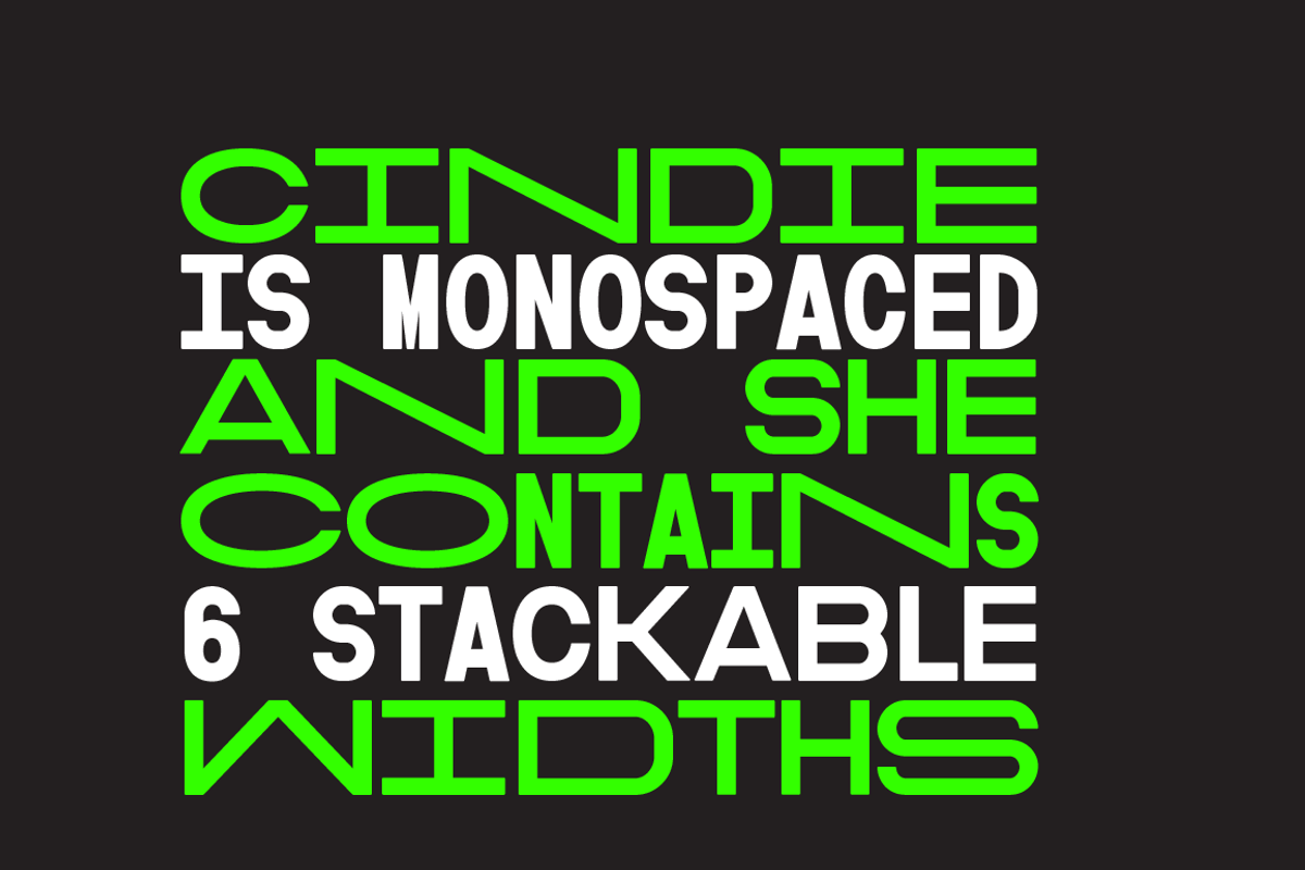Cindie Mono Family preview 2