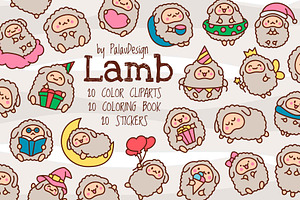 Cute Kawaii Lamb